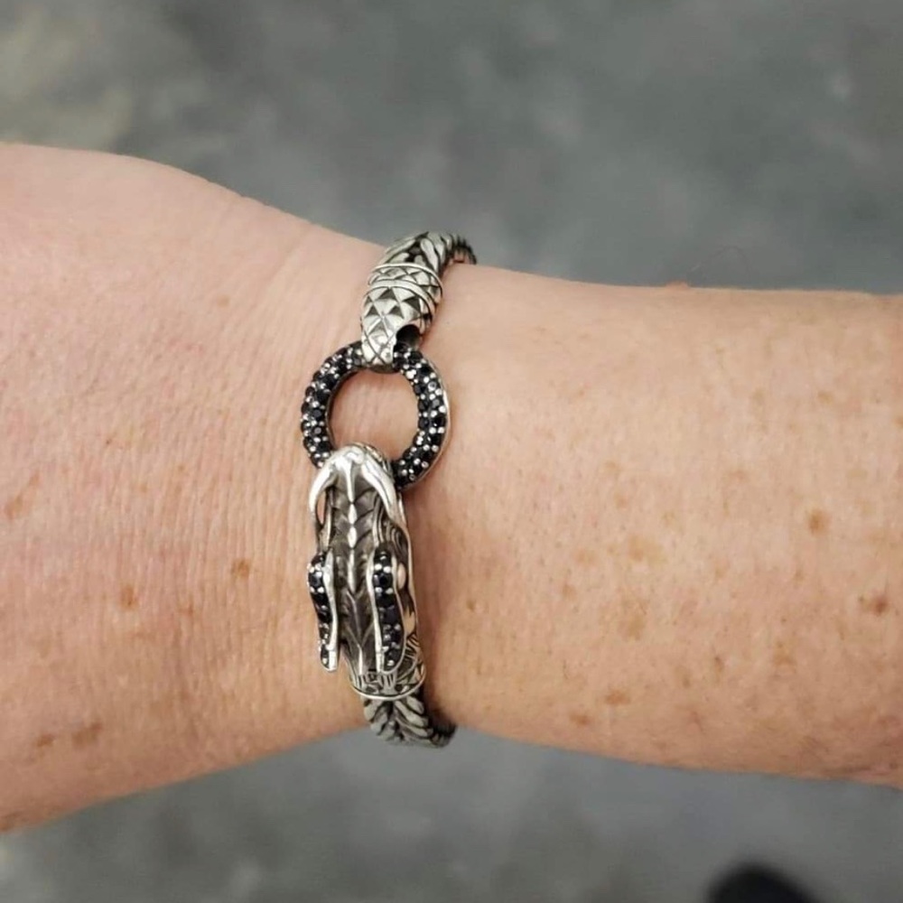 John Hardy Black SAPPHIRE/silver bracelet